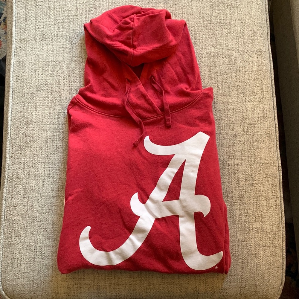 Victoria Secret PINK // University of Alabama Hoodie // S // Red and White